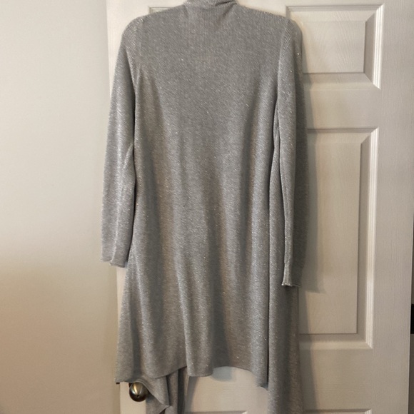 Midnight Velvet Cardigan size XL excellent condition length 37” color silver - Picture 5 of 12